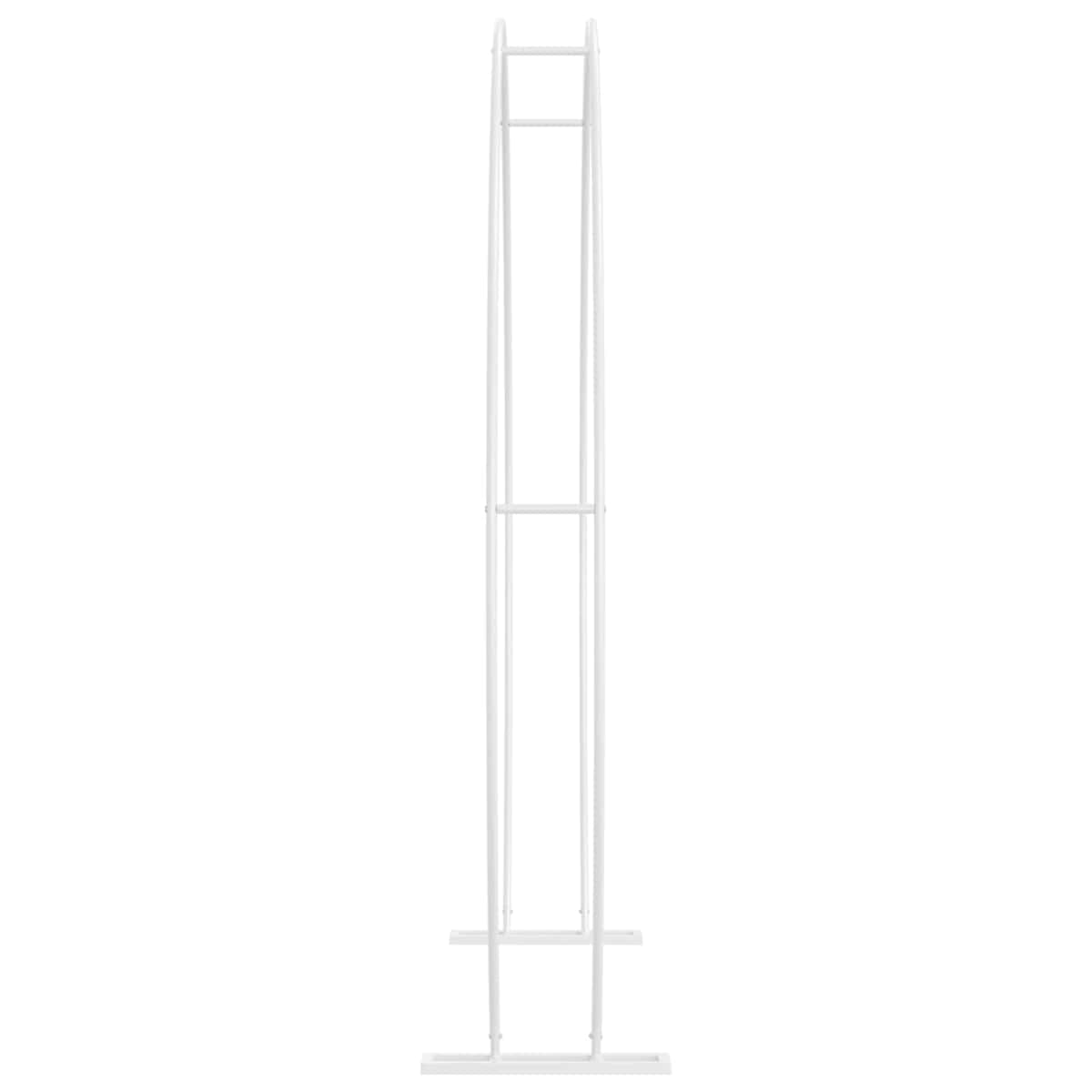 Bryllupsbue Hvid 223 x 45 x 201 cm Stål - Billede 6