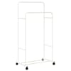 vidaXL Riidepuu Valge 80 x 53 x 156 cm