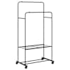 vidaXL Riidepuu Must 80 x 53 x 156 cm