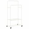 vidaXL Riidepuu Valge 80 x 53 x 156 cm