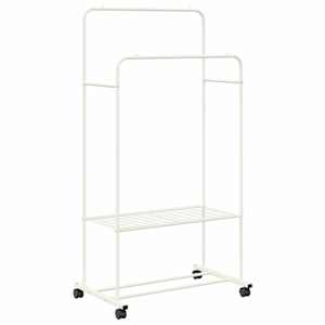 vidaXL Riidepuu Valge 80 x 53 x 156 cm