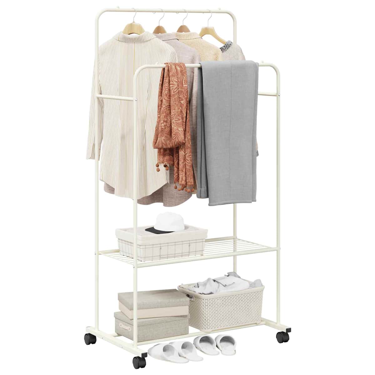 Tøjstativ 80 x 53 x 156 cm - Billede 3