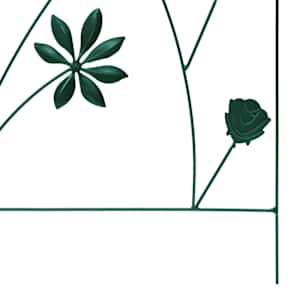 Zahradní plot 3 pcs Zelená 112 x 39,5 cm Ocel - obrázek 8
