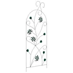Zahradní plot 3 pcs Zelená 112 x 39,5 cm Ocel - obrázek 5