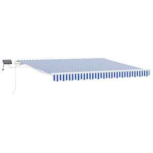 Budsorovatelné zastřešení Modrá a bílá 350 x 250 cm - obrázek 2