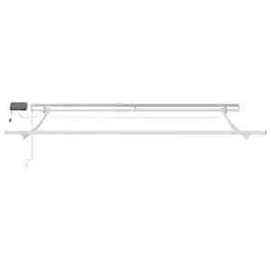 Retraktilna tenda z LED lučmi Modra in bela 350 x 250 cm - slika 9