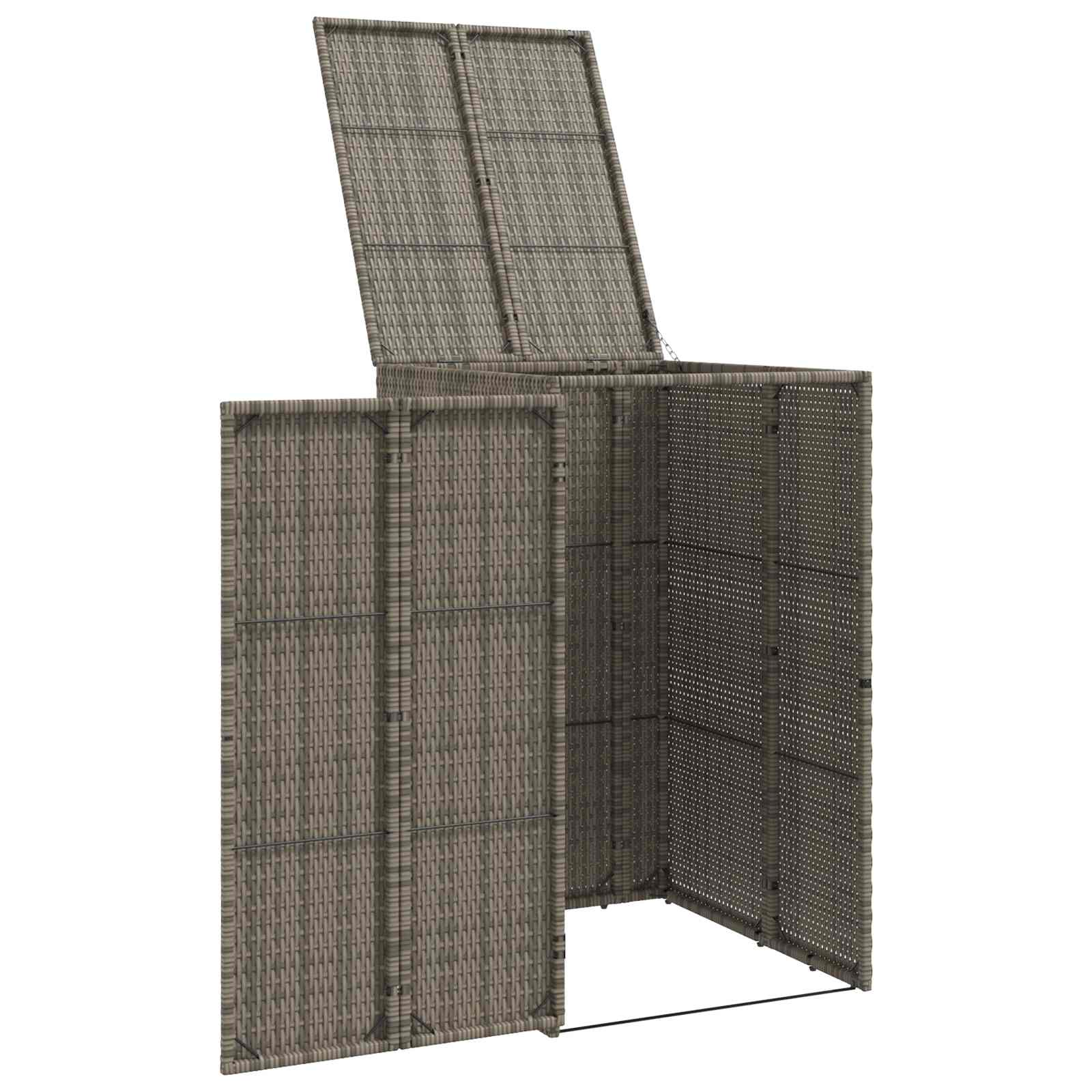 Afvalbak Box Grijs 65 x 80 x 115 cm Polyetheen image 4