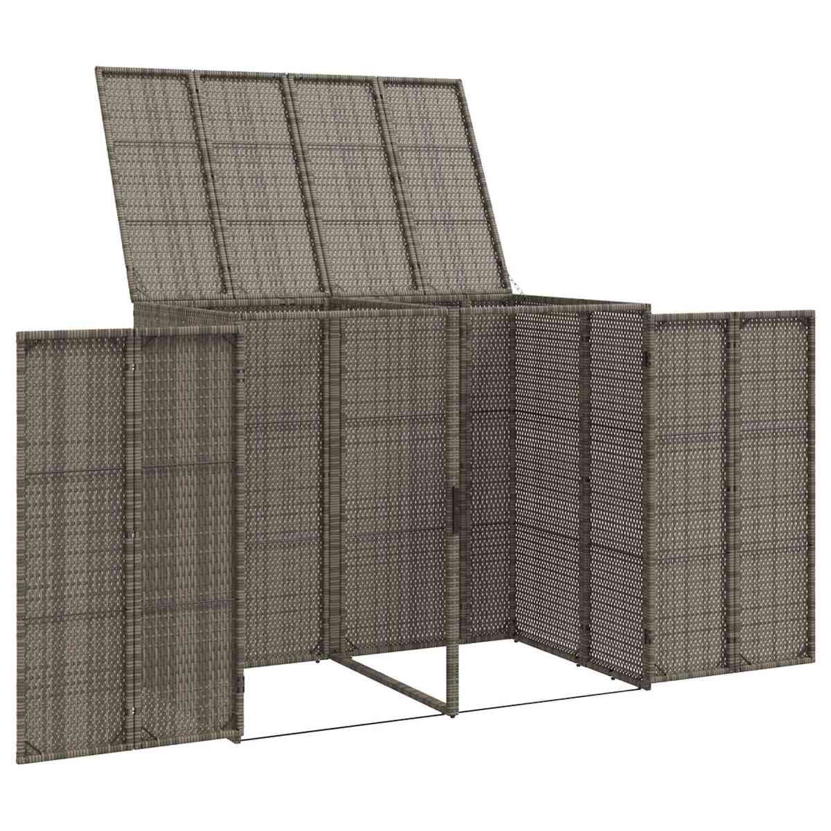 Affaldsbin boks 130 x 80 x 115 cm Polyethylen - Billede 4