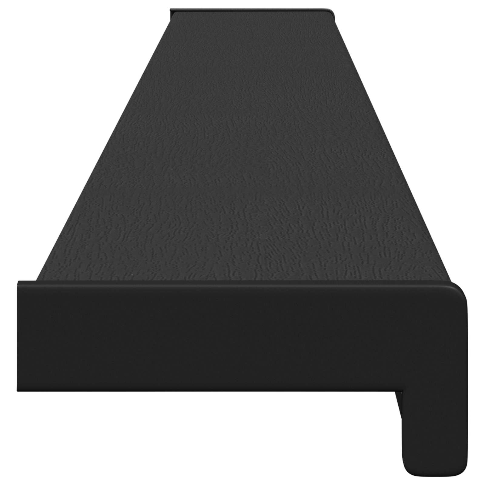 Prag de fereastră Negru cu Dungi de Lemn 140 x 10 x 4,5 cm [5]