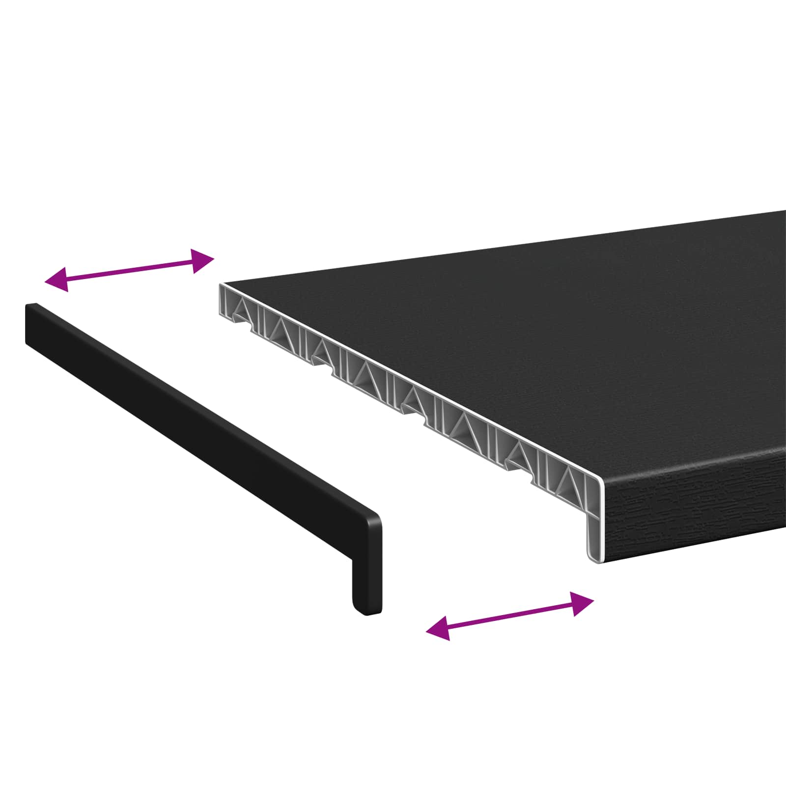 Prag de fereastră PVC amestecat cu UPVC [7]