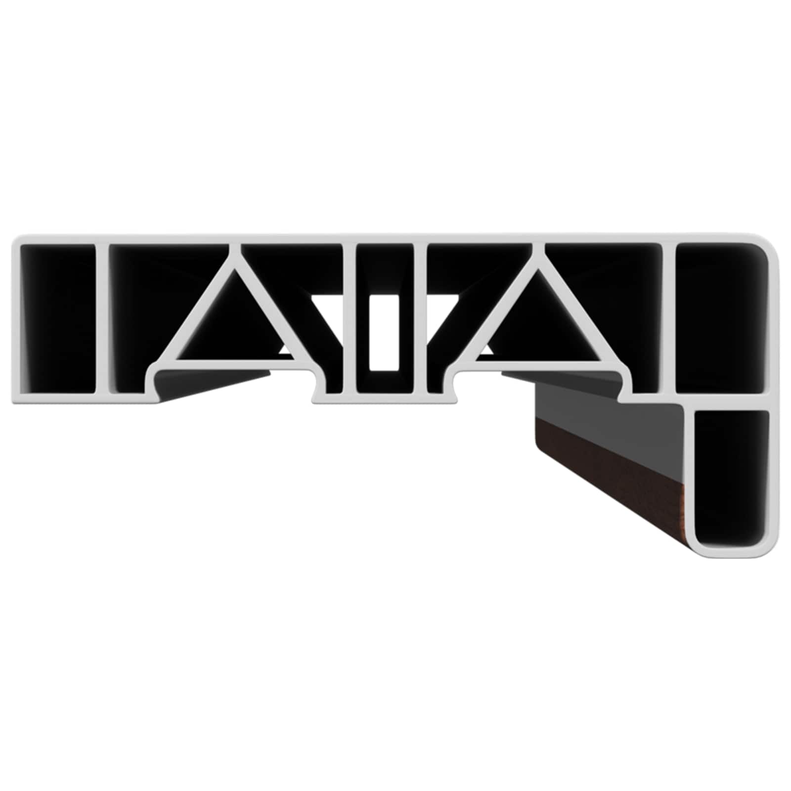 Prag de fereastră Lemn Maro 80 x 15 x 4,5 cm [3]