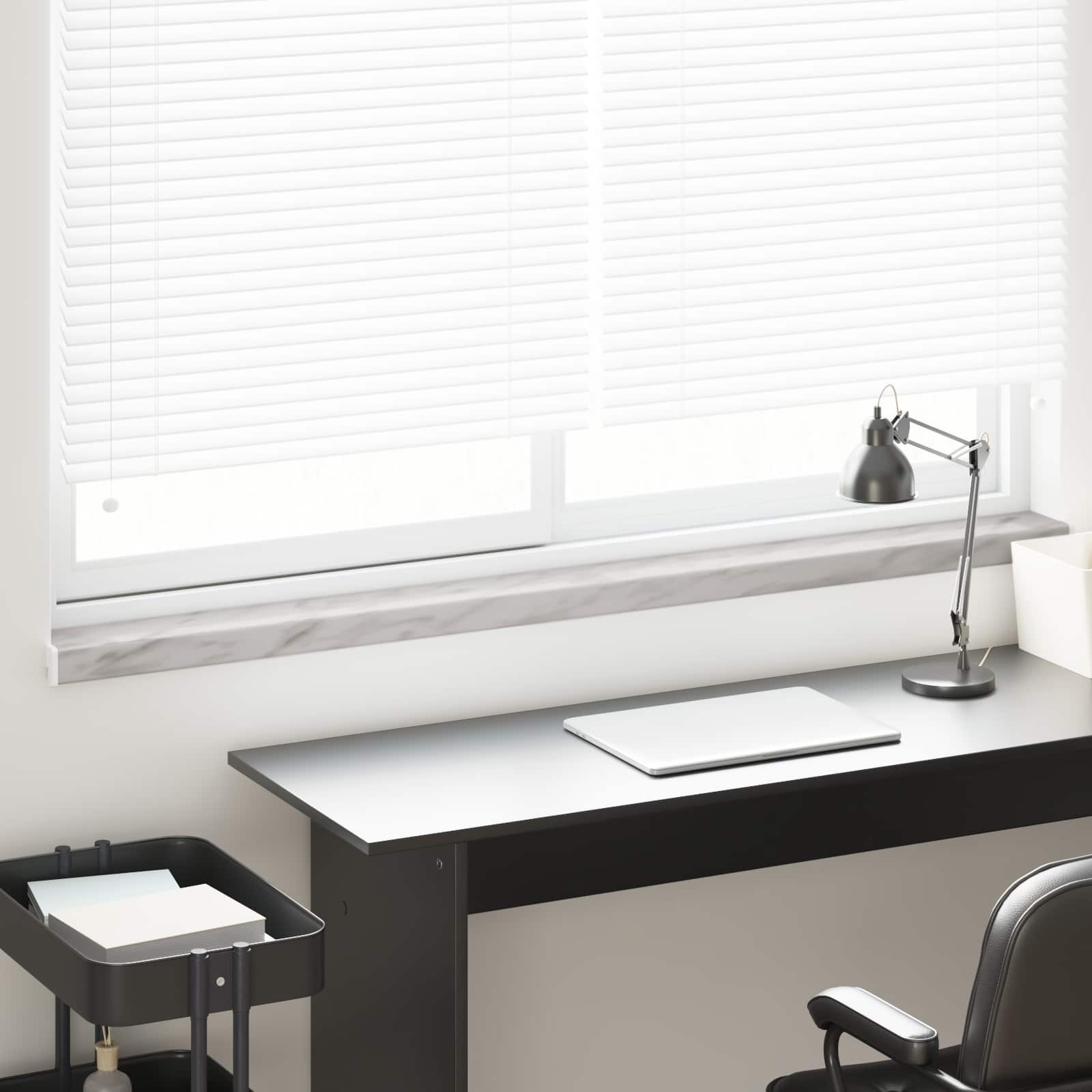 vidaXL Prag de fereastră Text Marmură -enure 120 x 10 x 4,5 cm PVC