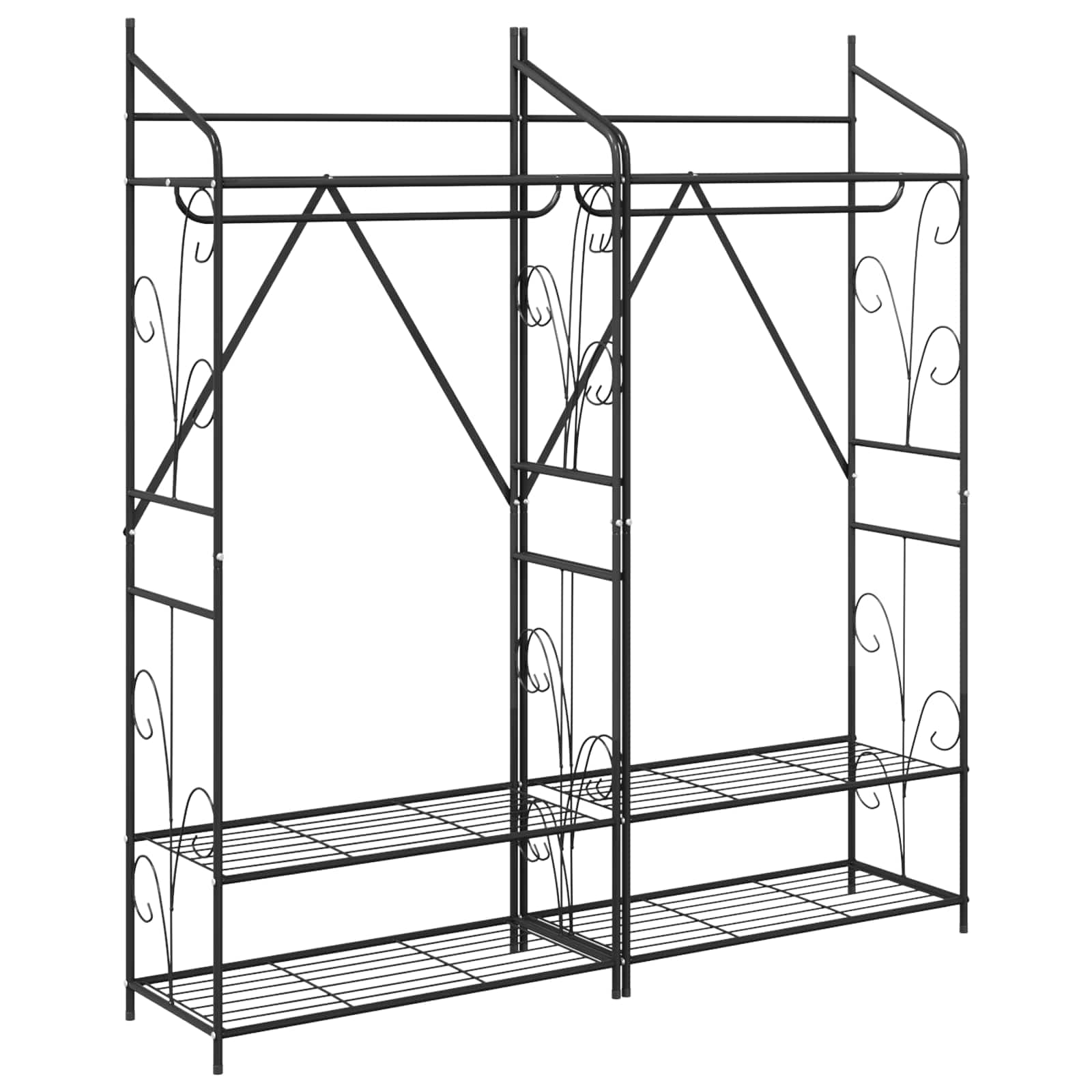Thumbnail - vidaXL Offener Kleiderschrank Uni 2 pcs 78 x 36 x 158 cm
