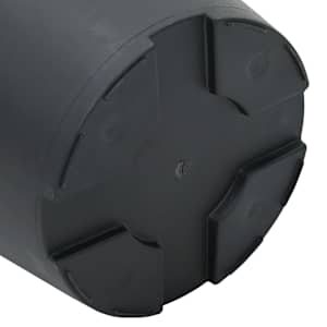 Květináče 6 pcs Černá Ø 17 x 14 cm Plast - obrázek 9