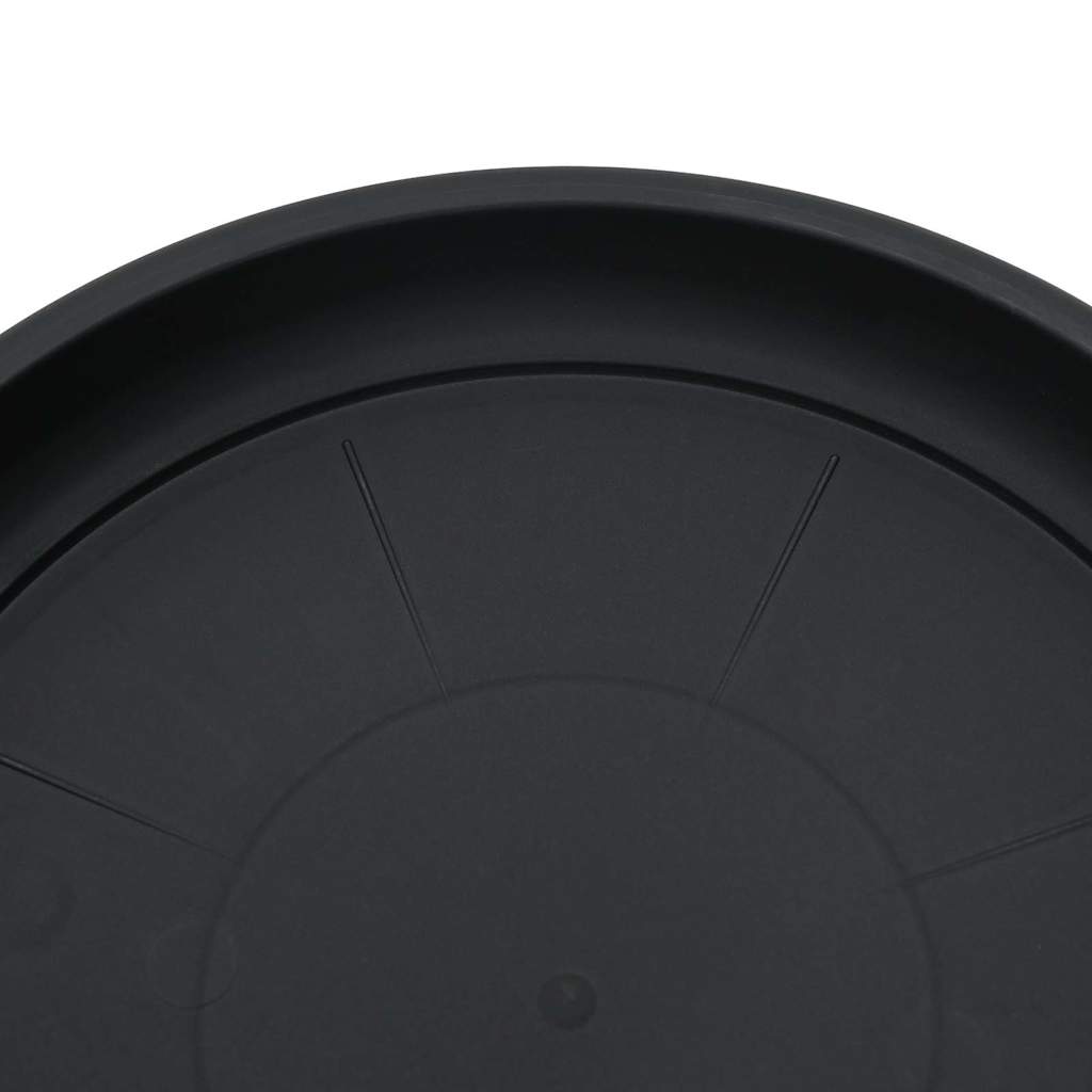 Augu podi 6 pcs Melna Ø 19 x 16 cm Plastmasa