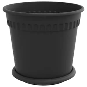 Květináče 24 pcs Černá Ø 19 x 16 cm Plast - obrázek 5