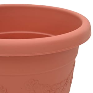 Květináče 6 pcs Cihlově červená Ø 26 x 21.5 cm Plast - obrázek 8