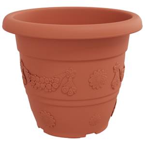 Květináče 24 pcs Cihlově červená Ø 39 x 32 cm Plast - obrázek 6