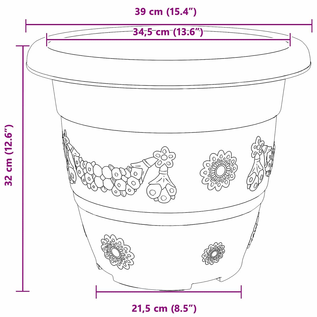 Plantepotter Plastik - Billede 11