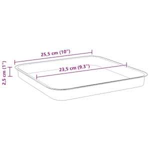 Květináče 24 pcs Černá 33 x 33 x 26 cm Plast - obrázek 12