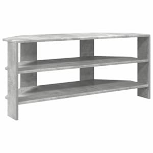 vidaXL NurgakappTVjaoks 102x40,5x45cm Betoonhall Tehispuit