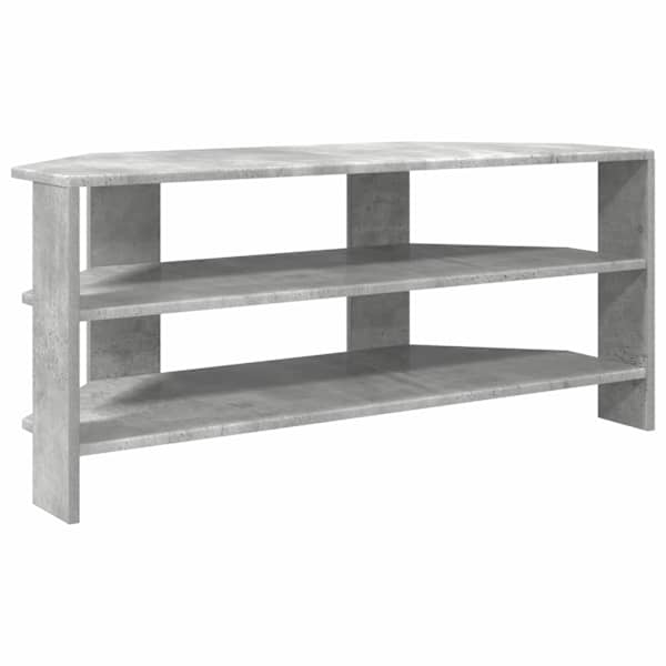 vidaXL NurgakappTVjaoks 102x40,5x45cm Betoonhall Tehispuit