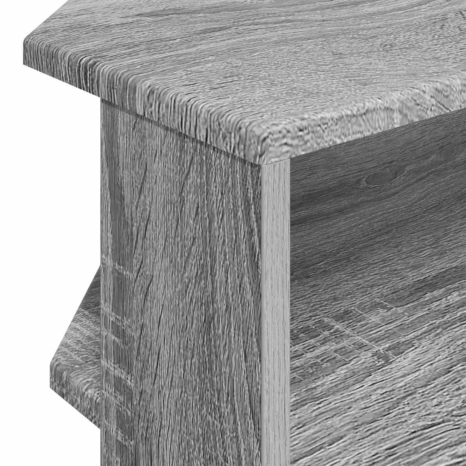 KulmaTV-kaappi Harmaa Sonoma 102x40,5x45cm Tekninen puu - Image 8