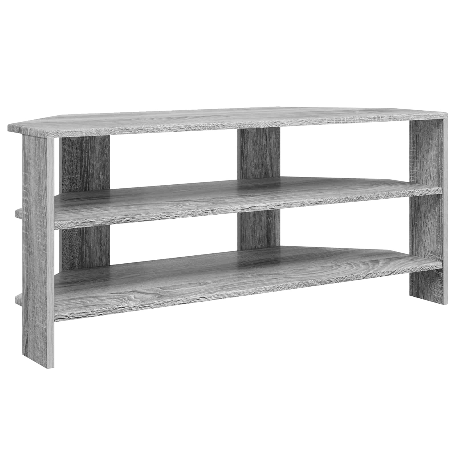 KulmaTV-kaappi Harmaa Sonoma 102x40,5x45cm Tekninen puu - Image 2