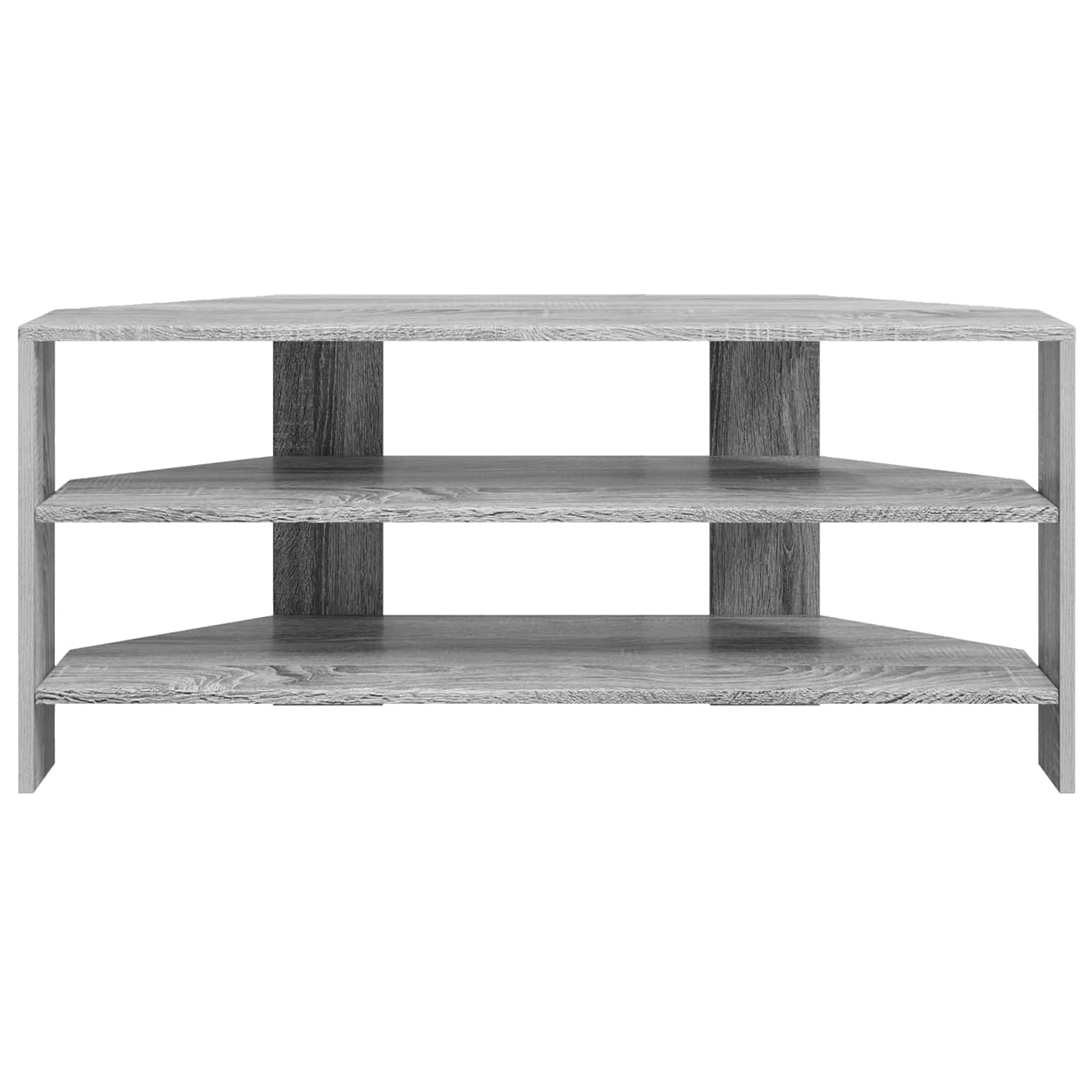 KulmaTV-kaappi Harmaa Sonoma 102x40,5x45cm Tekninen puu - Image 5