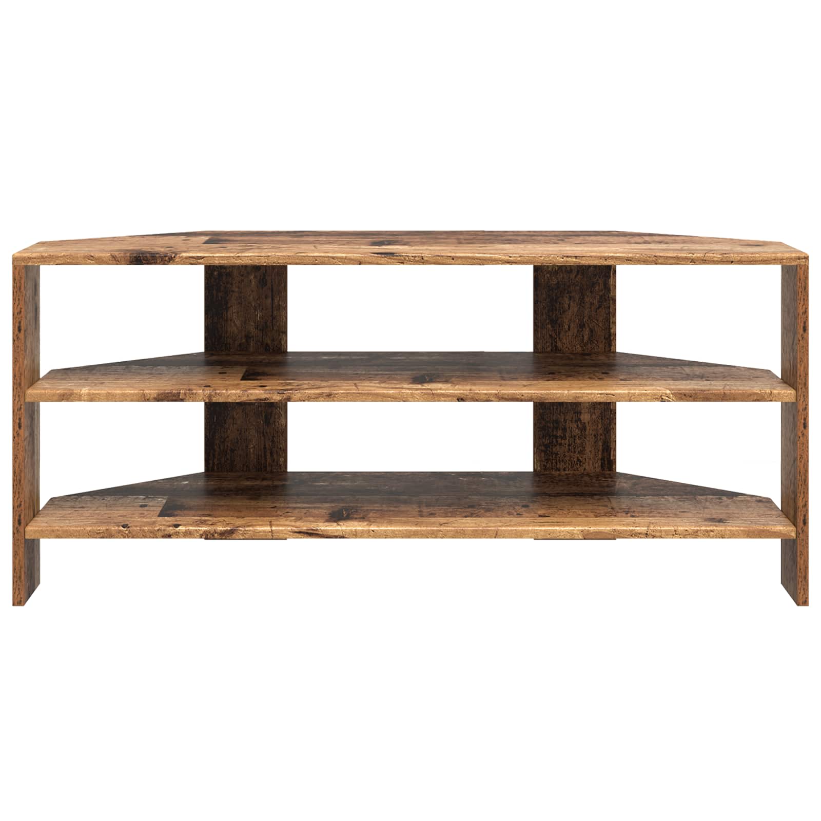 KulmaTV-kaappi Vanha Puu 102x40,5x45cm Tekninen puu - Image 5