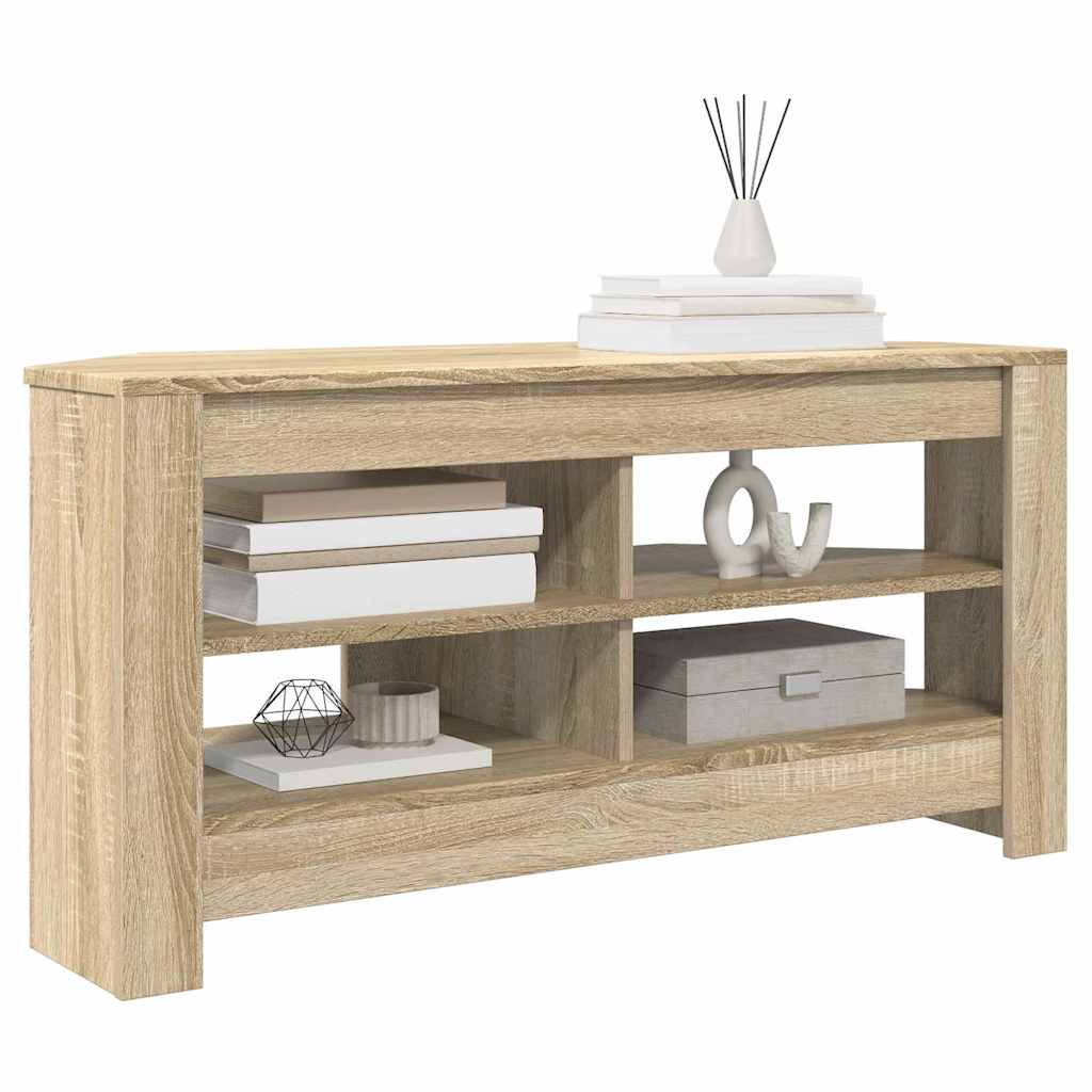 vidaXL HoekTVKast Sonoma Eiken 102x40,5x45cm Bewerkt hout