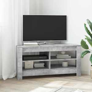 RohováskříňnaTV Betonově šedá 102 x 40,5 x 45 cm - obrázek 1