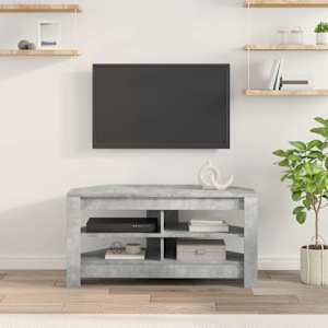 RohováskříňnaTV Betonově šedá 102 x 40,5 x 45 cm - obrázek 4