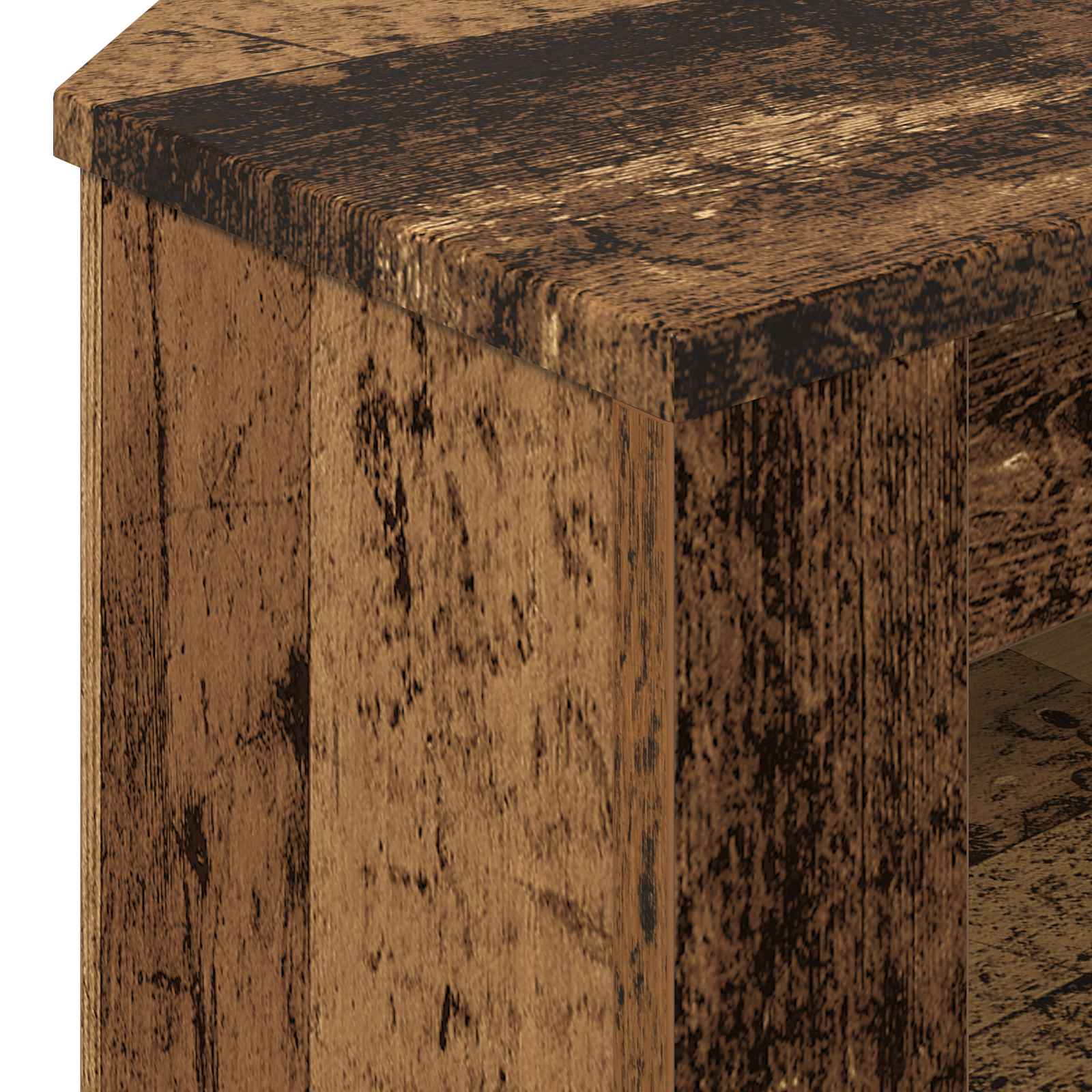 NurgakappTVjaoks Vana puit 102 x 40,5 x 45 cm Tehispuit 11 Kõik vajalik sinu aeda ja koju! NurgakappTVjaoks Vana puit 102 x 40,5 x 45 cm Tehispuit - Image 11