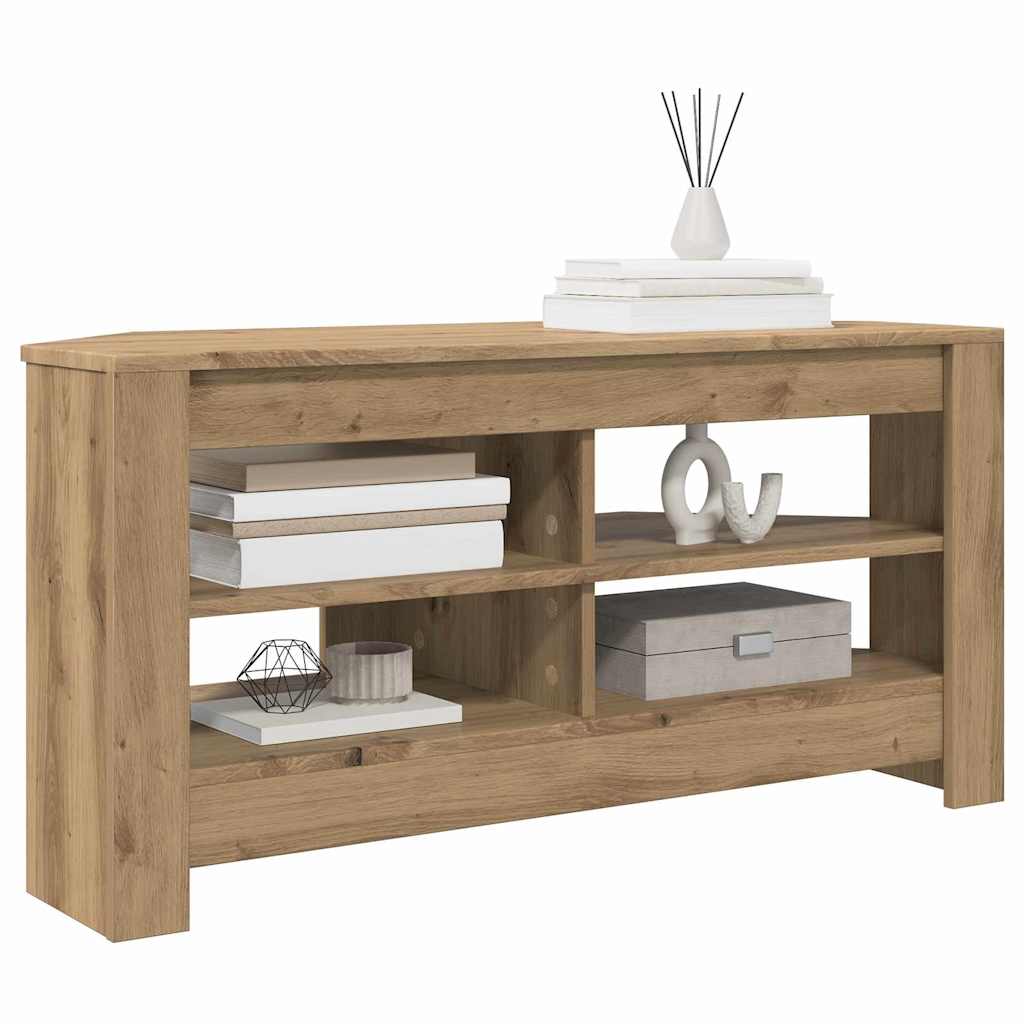 vidaXL HoekTVKast Oud Hout 102x40,5x45cm Bewerkt hout