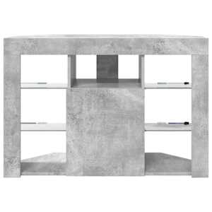 Rohový LED TV stojan Betonově šedá 100x40x68cm kompozitní dřevo - obrázek 8
