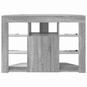 Rohový LED TV stojan Šedá Sonoma 100x40x68cm kompozitní dřevo - obrázek 8