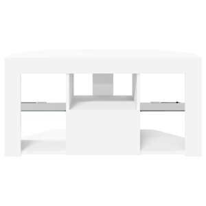 Rohový LED TV stojan Bílá 100 x 40 x 50 cm kompozitní dřevo - obrázek 8