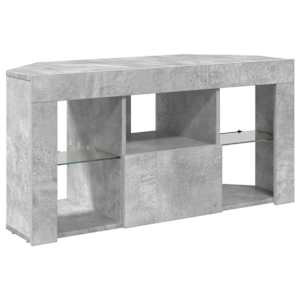 Rohový LED TV stojan Nástěnný Betonově šedá 100 x 40 x 50 cm - obrázek 6