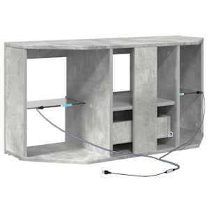 Rohový LED TV stojan Nástěnný Betonově šedá 100 x 40 x 50 cm - obrázek 10