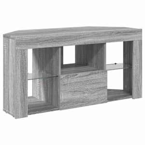 Rohový LED TV stojan Nástěnný Šedá Sonoma 100 x 40 x 50 cm - obrázek 6