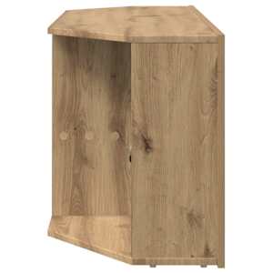 Rohový LED TV stojan Nástěnný Artisanový dub 100 x 40 x 50 cm - obrázek 9