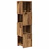 vidaXL Nurgakapp 25,5x25x102cm Tehispuit Vana puit