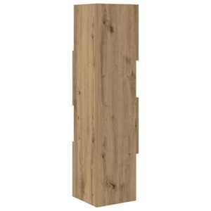 Rohová skříňka 25,5x25x102cm kompozitní dřevo Artisanový dub - obrázek 7