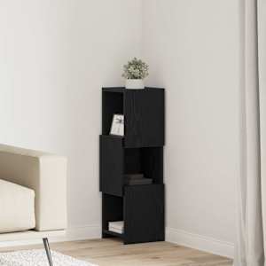 Kotna omarica Črna Orehovina 25,5x25x80cm Konstruiran les