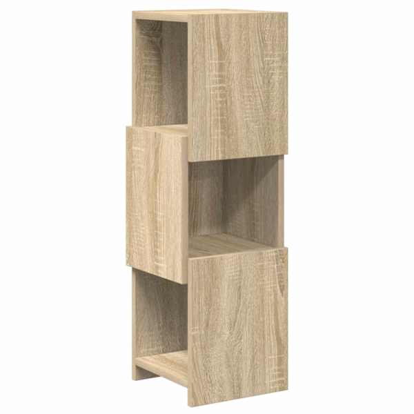 vidaXL Nurgakapp 25,5x25x80cm Tehispuit Sonoma tamm