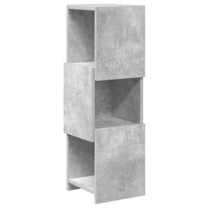 Rohová skříňka Betonově šedá 25,5x25x80cm kompozitní dřevo - obrázek 2