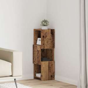 Kotna omarica Star les 25,5x25x80cm Konstruiran les