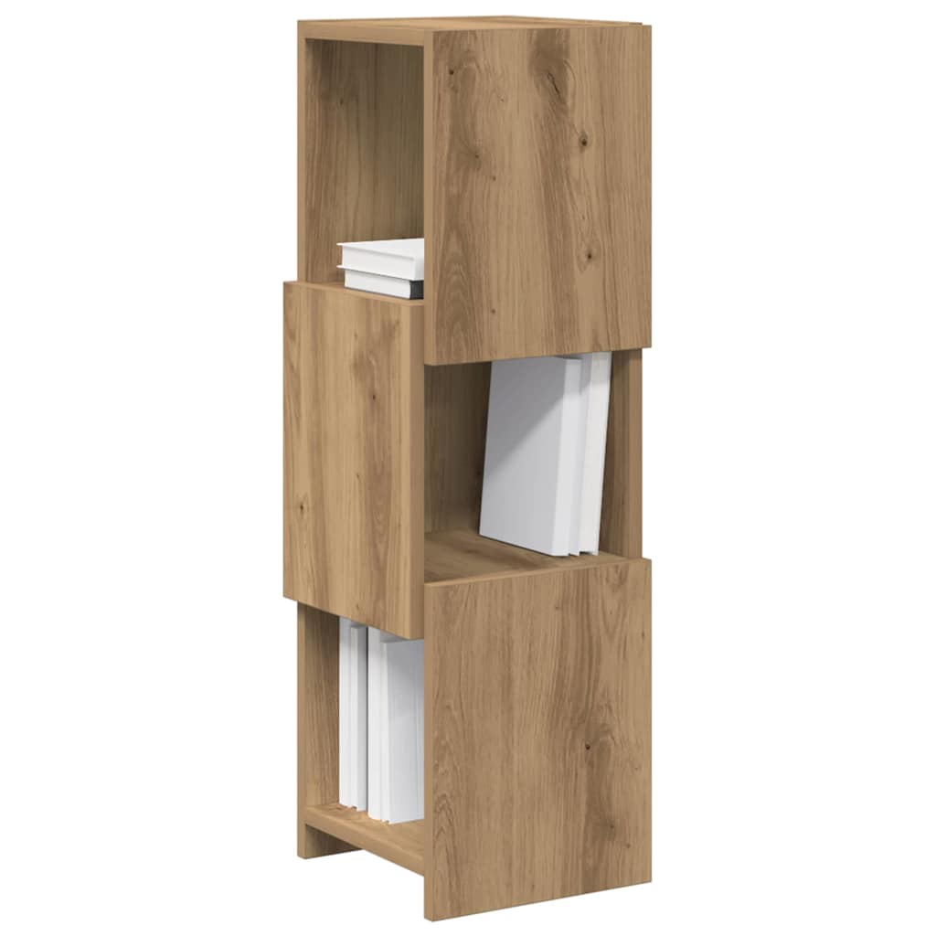 vidaXL Hoekkast Wit 25,5x25x80cm Bewerkt hout