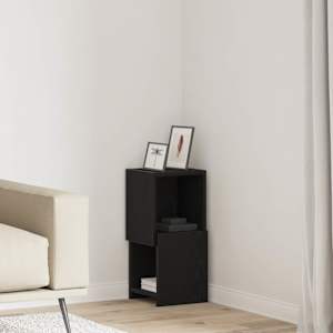 Kotna omarica Črna Orehovina 25,5x25x55cm Konstruiran les